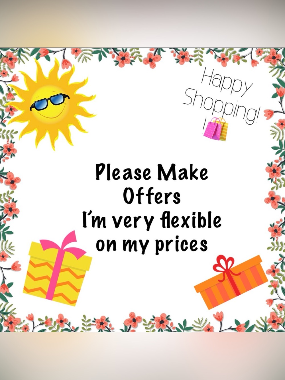 Please Make Offers!!!!🛍️🛍️🛍️
